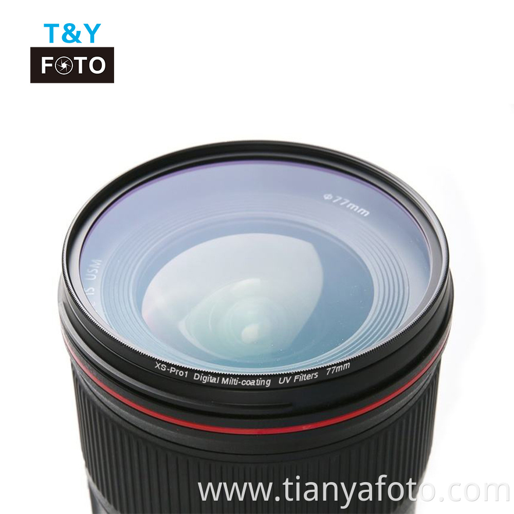 30-105mm Slim waterproof 16layers Multi-coating UV filter